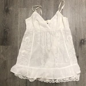 White Spaghetti Strap Shirt